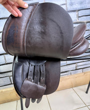 Load image into Gallery viewer, 15” MW Kes English Pony GP/WH Saddle - Brown - GP/Workers
