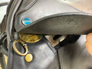 16 1/2” MW-Wide Dever GP Saddle - Brown