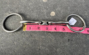 NEW Loose Ring Double Joint Lozenge Snaffle Bit - 5”
