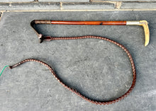 Load image into Gallery viewer, Vintage Ladies Hunt Whip with Thong