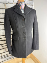 Load image into Gallery viewer, Ladies Size 34 Pytchley Heavy Wool Frock Hunt Jacket - Black