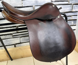 14” Wide Lovatt & Rickets Pony Saddle - Brown