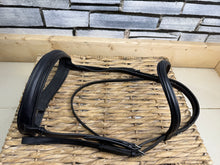 Load image into Gallery viewer, S/H Sabre English Competition Cavesson Bridle -Black- Full