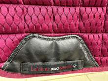 Load image into Gallery viewer, S/H Lemiex Carbon Mesh Dressage Saddle Pad - Large - Mulberry