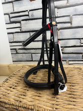 Load image into Gallery viewer, Albion KB English Snaffle Bridle - Black - XF