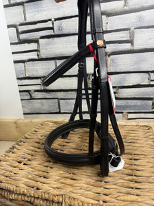 Albion KB English Snaffle Bridle - Black - XF