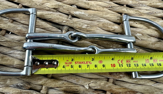 5” Double ‘W’ Mouth Dee Snaffle Bit