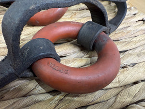 S/H Leather Side Reins with Doughnuts - Full - Brown
