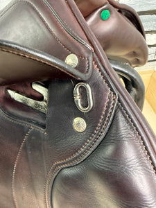 17” MW Amerigo Vega Jump Saddle - Brown