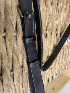 S/H  Jeffries Running Martingale - Brown - Full