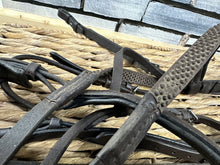 Load image into Gallery viewer, S/H Gallop Padded Cavesson Bridle -Biogrip Reins- Brown - Full