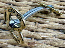 Load image into Gallery viewer, Horseshoe Cheek Stallion Show Bit -4”-5 1/2”