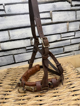 Load image into Gallery viewer, S/H English Leather Lunge Cavesson - Cob