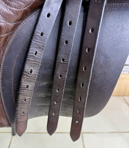17” Wide Ideal VSD/GP Saddle - Brown