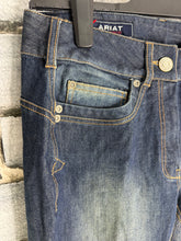 Load image into Gallery viewer, Ariat Halo Denim Grip Seat Breeches - Size 26R