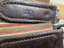 Load image into Gallery viewer, S/H 42” Padded Elasticated Atherstone Leather Girth-Brown