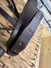 Load image into Gallery viewer, S/H English Hunter Snaffle Bridle - Brown - Cob