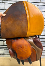 Load image into Gallery viewer, 17 1/2” B (Medium) Stubben Siegfried II Jump Saddle - Tan