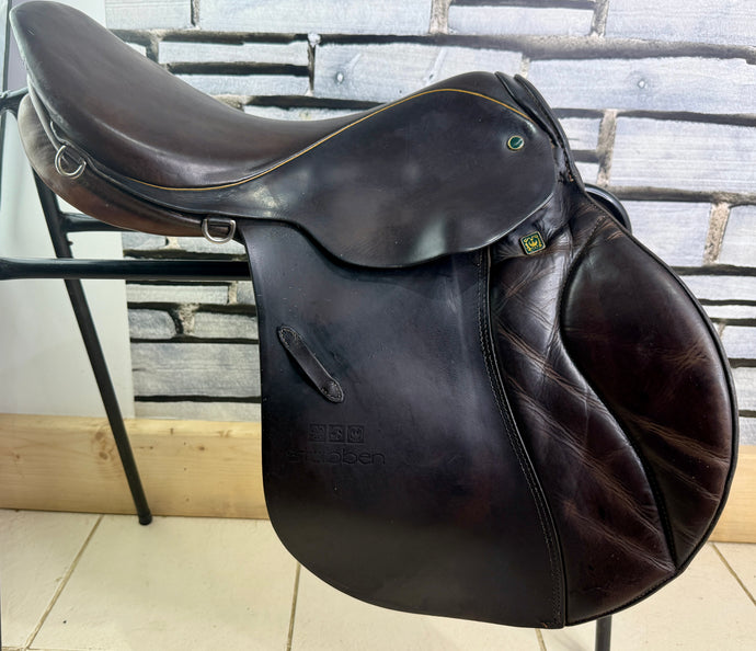 17 1/2” 28 (MN) Stubben Siegfried C.S. Jump Saddle - Brown