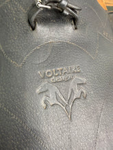 Load image into Gallery viewer, 24” Voltaire Stud Girth - Super Soft Padded Leather Jumping Girth-Black