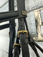 Load image into Gallery viewer, S/H Stubben CTD Flash Bridle - Black - Full