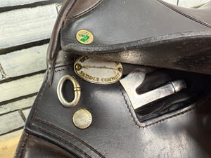 17” Wide Native Pony Saddle Company GP/WH Saddle - Brown