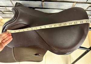 17 1/2” Medium Silhouette Midas High Wither GP Saddle - Brown