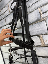Load image into Gallery viewer, S/H English Hunter Complete Pelham Bridle - Black - Full