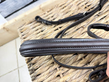 Load image into Gallery viewer, S/H Stubben Cavesson Bridle with Plaited Brow - Brown - Cob