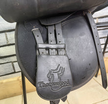 Load image into Gallery viewer, 17 1/2” Wide Thorowgood Griffin Cob GP Saddle - Black
