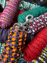 Load image into Gallery viewer, Soft Braided ‘Pick &amp; Mix’ Lead Rope - 7ft Long - Trigger Clip - Multi