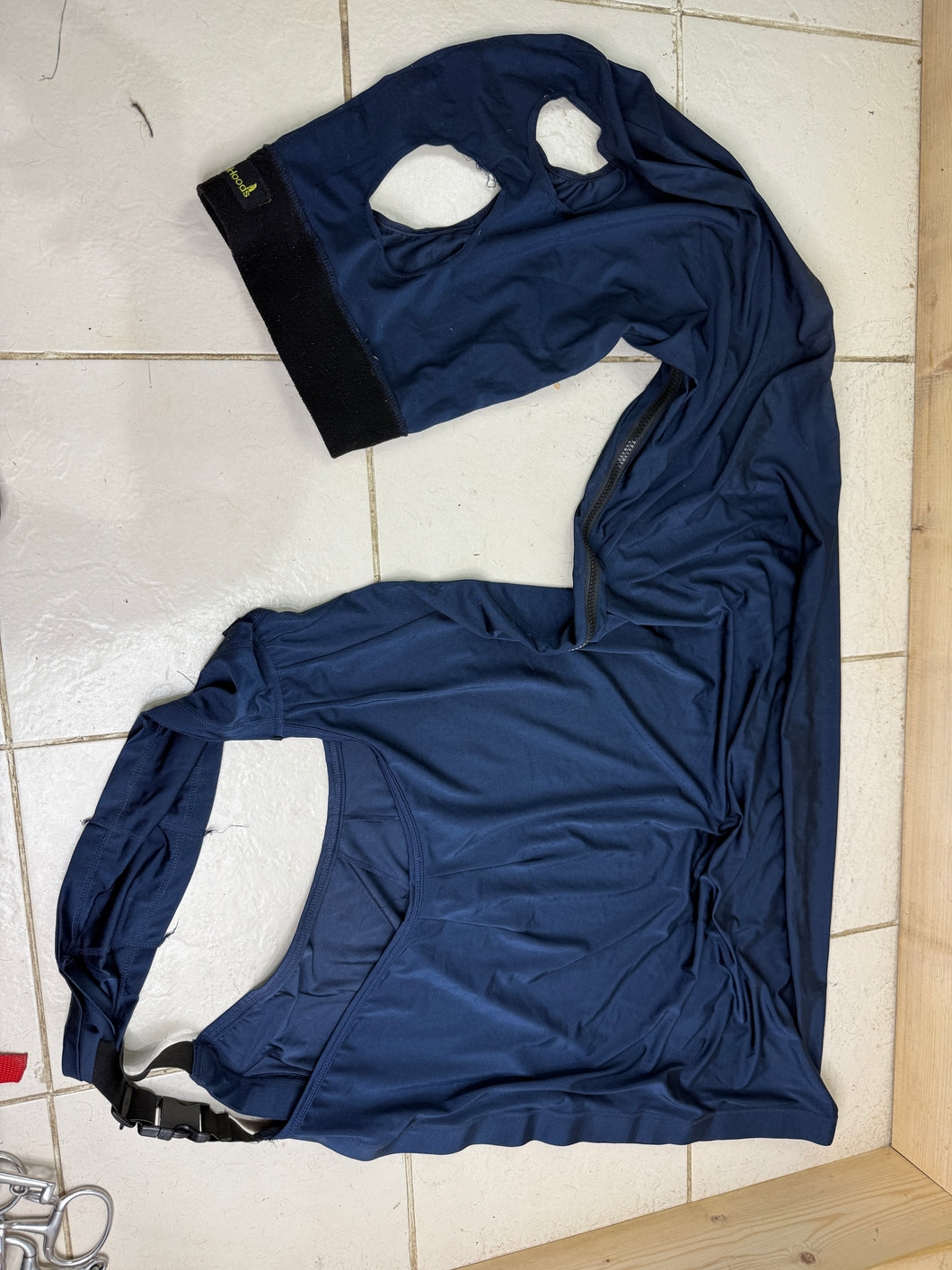 S/H HorzeHoods Lycra Zip Up Hood - With Head & No Ears - XXL