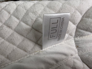 S/H Rambo Cotton GP Handy Pad Saddlecloth -White- Full