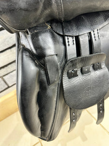 17” Wide-XW Dever Cob GP Saddle - Black