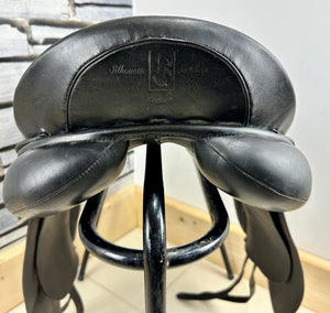 17” Wide Silhouette Dressage Saddle - Black