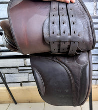 Load image into Gallery viewer, 15” Wide English Pony WH/Show Saddle - Brown