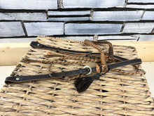 Load image into Gallery viewer, S/H Braided &amp; Tasseled Western Headstall/Bridle - Brown - Full