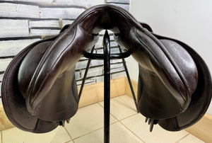 17 1/2” Medium Albion K2 Jump Saddle - Brown