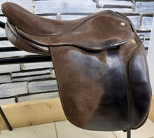 Load image into Gallery viewer, 15” Wide English Pony WH/Show Saddle - Brown