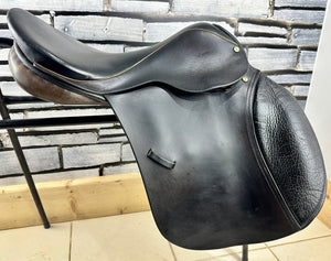 17 1/2” Narrow Berney Bros GP/Jump Saddle - Brown