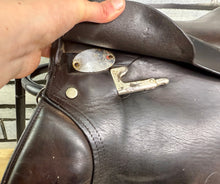 Load image into Gallery viewer, 14” Wide English Pony Saddle - Brown