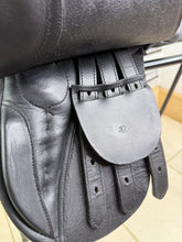 Load image into Gallery viewer, 12” XW Pony GP Saddle - Black Leather - Extra Wide - Shetland/Tiny Pony/Lead Rein