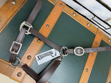 Load image into Gallery viewer, Plain Leather Clip Headcollar -Mini-Foal-Shetland/Pony/Cob/Full/XF-XXF/Draft - Travel/Shows/Turnout