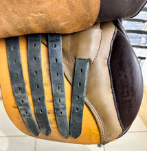 Load image into Gallery viewer, 15 1/2” Wide (Fit 32) Stubben Rex Pony GP/Jump Saddle - Brown