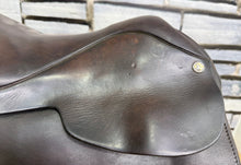 Load image into Gallery viewer, 15” Wide Fylde Hayden English Pony WH/Show Saddle - Brown