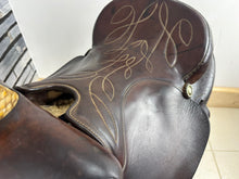 Load image into Gallery viewer, 16” Bunkhouse Leather Banderas Texas Western Saddle - Brown