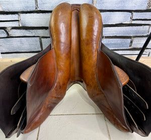 17 1/2” C (MW) Stubben Siegfried II Jump Saddle - Brown