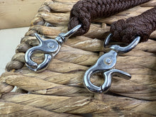 Load image into Gallery viewer, Soft Rope Halter/Bitless Sidepull Bridle with Reins - Small &amp; Large -