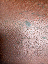 Load image into Gallery viewer, 17 1/2” Medium-MW Devoucoux Biarritz Double Flap Jump Saddle - Brown/Tan