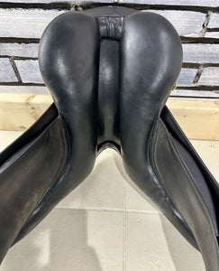 17” Medium Jeffries Falcon English Event GP Saddle - Black